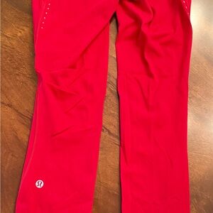 Lululemon Size 4 Red Wunder Under Train Tight